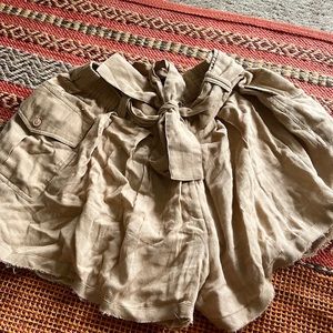 These are a baby pink flowy pair of shorts from Earthbound.